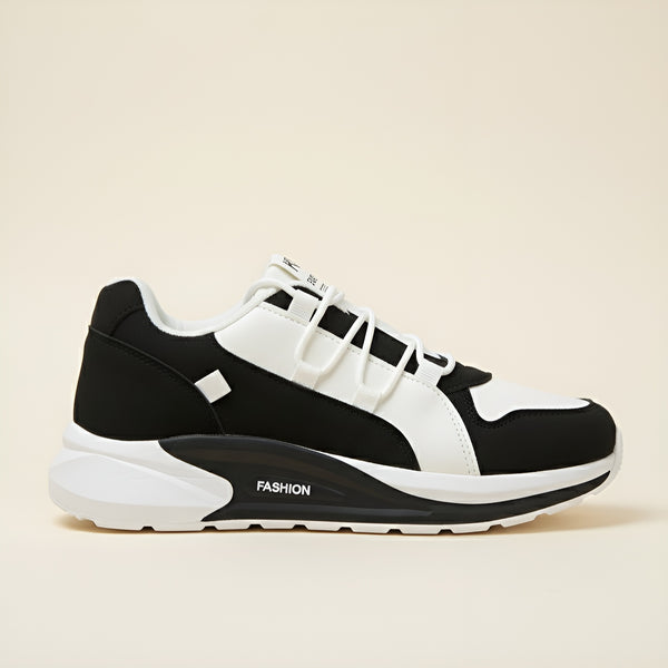 WOMEN SLEEKLUXE SNEAKERS - BLACK&WHITE - SK14