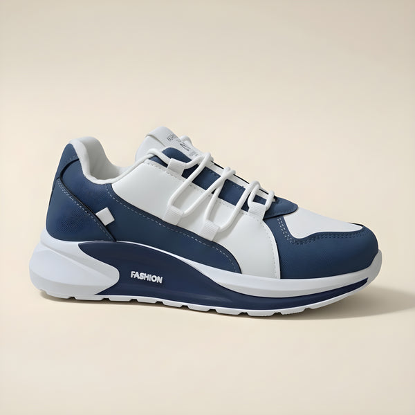 WOMEN SLEEKLUXE SNEAKERS - BLUE&WHITE - SK14