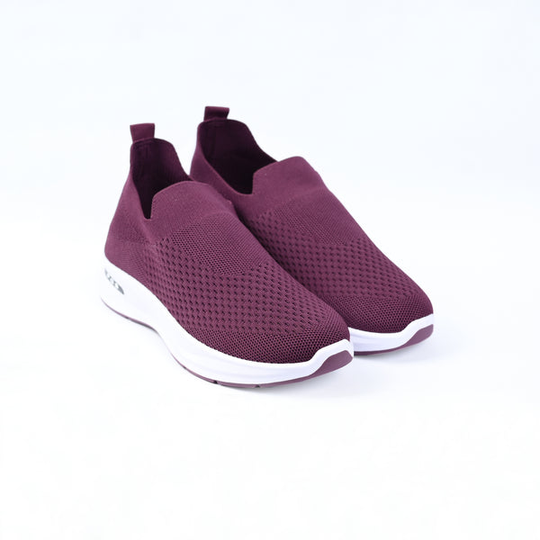 FEMALE SLIP-ON SKECHERS - PURPLE -A1
