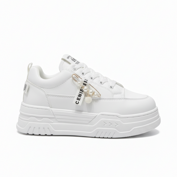 WOMEN HIGHGLEAM SNEAKERS - WHITE - SK2