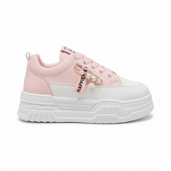 WOMEN HIGHGLEAM SNEAKERS - PINK - SK2